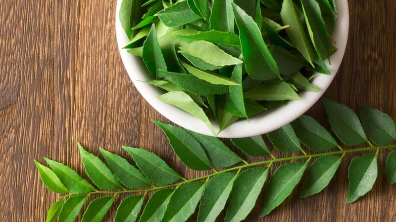 Curry leaves: Curry leaves are said to be rich in beta-carotene which controls hair loss and increases hair growth. In fact, they also are high in amino acids which strengthen the hair follicles.
