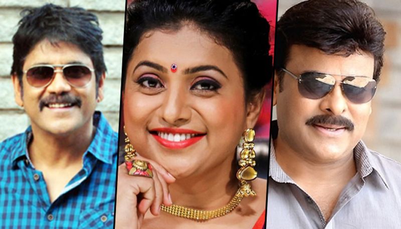 Can Megastar Chiranjeevi and Akkineni Nagarjuna get MLA Roja back on big screen? - gps