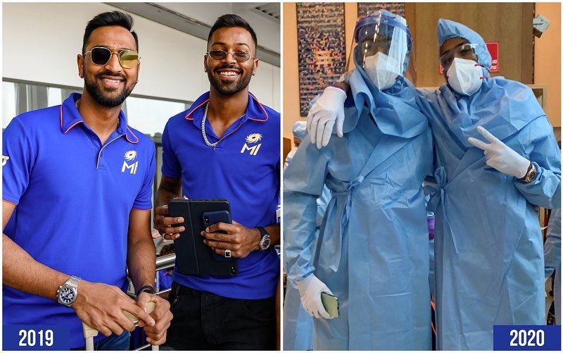mumbai indians players how traveled in 2019 and how in 2020 comparison