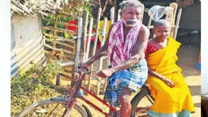 65-year-old man pedals 120 km to take his wife to Puducherry hospital for chemotherapy session 65-year-old man pedals 120 km to take his wife to Puducherry hospital for chemotherapy session