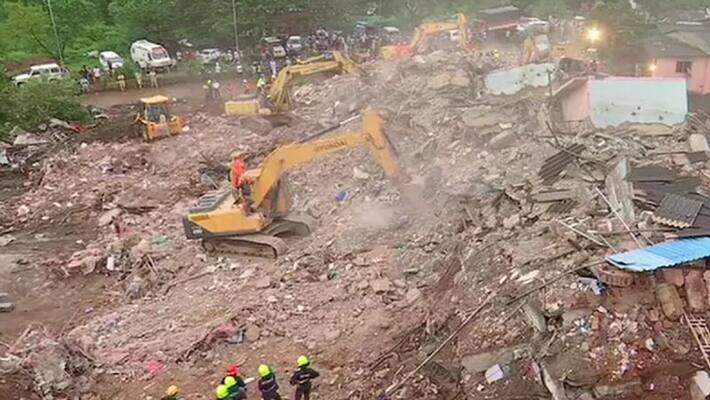 Maharashtra building collapse: NDRF rescue five-year-old boy; 18 others still missing Maharashtra building collapse: NDRF rescue five-year-old boy; 18 others still missing