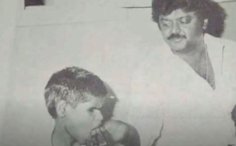 actor vijayakanth birthday special rare photo gallery