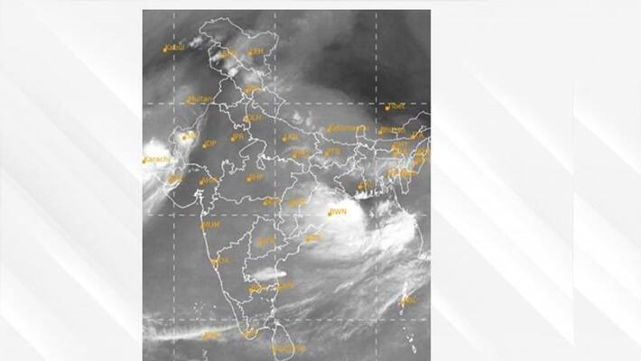 Depression in Bay of Bengal: Rains likely in Andhra Pradesh Depression in Bay of Bengal: Rains likely in Andhra Pradesh