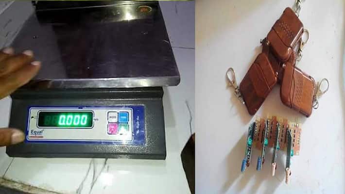 weight theft was being carried out from a remote with a chip in the electronic weighing machine STF caught the gang The officer is also surprised to know the way kpl weight theft was being carried out from a remote with a chip in the electronic weighing machine STF caught the gang The officer is also surprised to know the way kpl