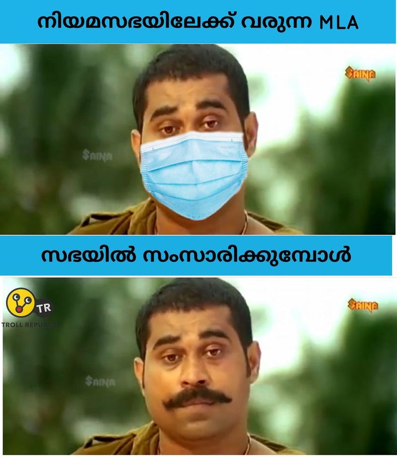 troll on no confidence motion in kerala legislative assambly