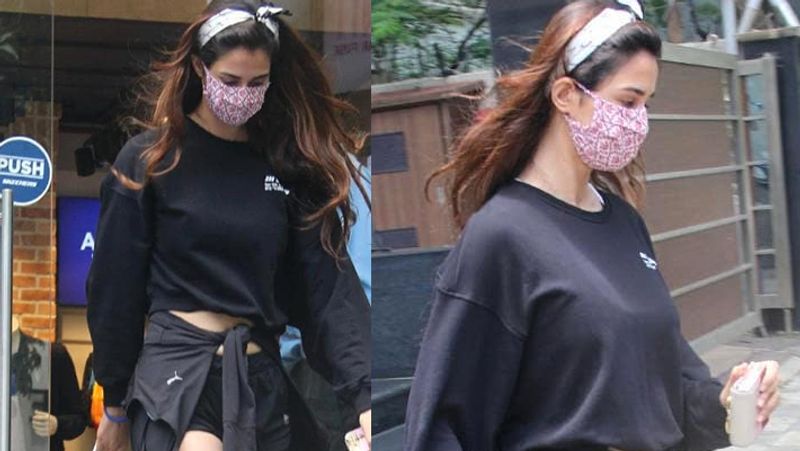 Sara ali khan with brother Ibrahim ali khan spotted outside father saif ali khan house KPJ