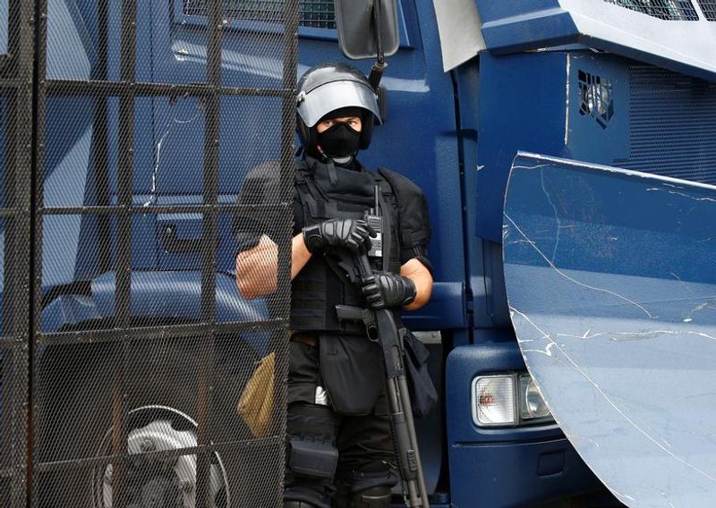 Belarus President Alexander Lukashenko to confront protesters