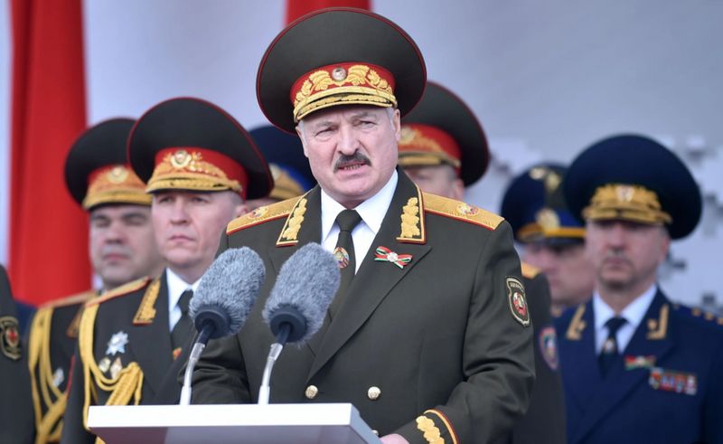 Belarus President Alexander Lukashenko to confront protesters