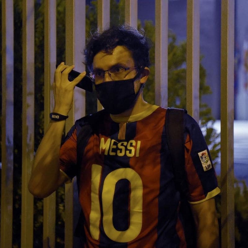 Barcelona fans descend on camp nou in messi exit news