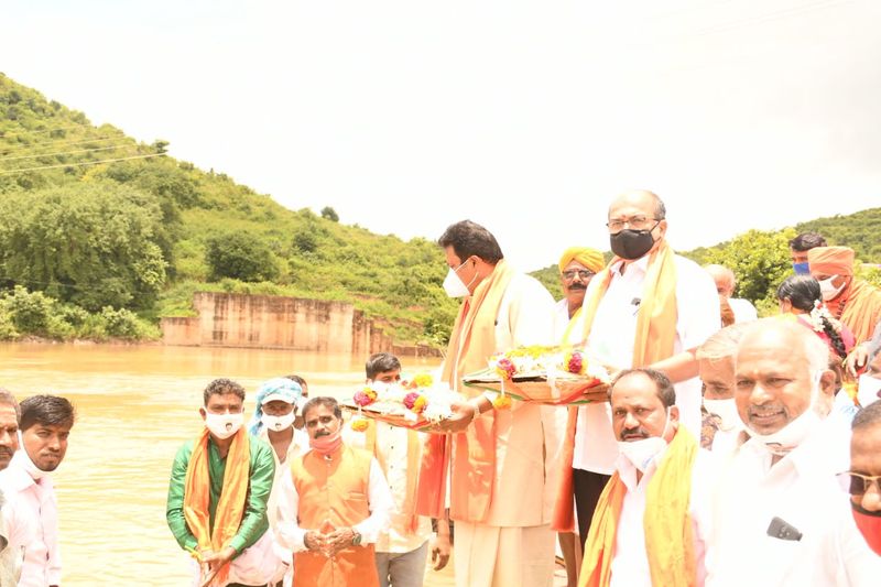 Minister B C Patil Says Madag Masur Lake Development