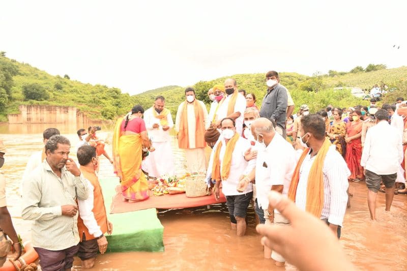 Minister B C Patil Says Madag Masur Lake Development