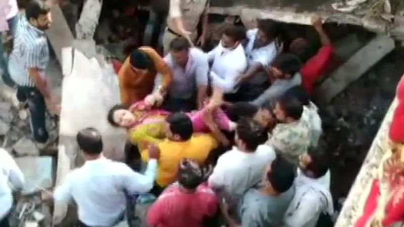 madhya pradesh dewas two storey building collapsed search rescue operation kpr