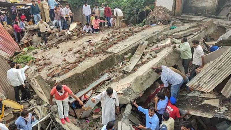 madhya pradesh dewas two storey building collapsed search rescue operation kpr