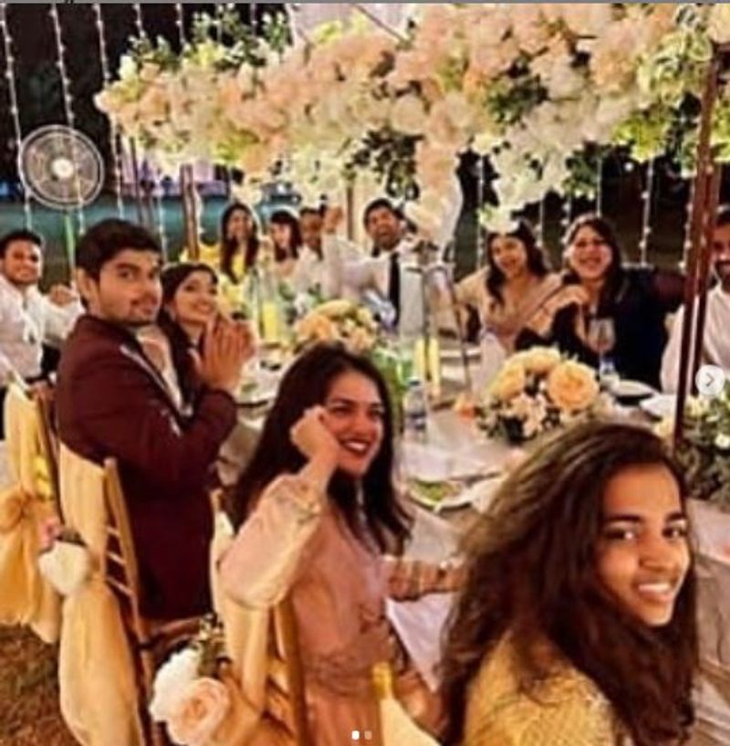 vijay relation sneha brito and akash murali marriage photos goes viral