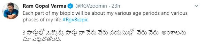 Ram Gopal Varma Biopic Ramu First Look Motion Poster