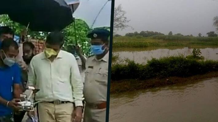 DM watch Flood situation by drone survilance in Hooghly ASB DM watch Flood situation by drone survilance in Hooghly ASB