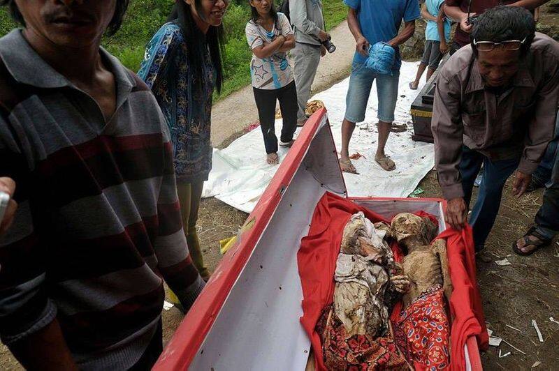 The strange burial rituals of Toraja community