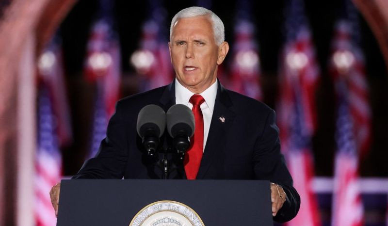 And he said if voters want a president who “falls silent when our heritage is demeaned or insulted,” Pence said, then Trump is “not your man.”