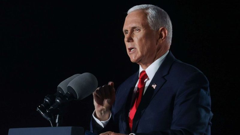 Pence said the choice in this election is whether America remains America.