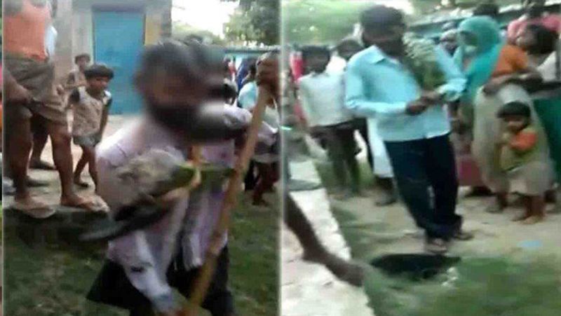 disabled lover went to home of his widow lover the villagers swung the soaked vessel and head on the mouth kpl