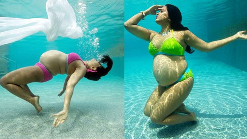 সামিরা রেড্ডিঃ বলিউডের এই অভিনেত্রী বেবিবাম্পের ছবিতে অনেক বেশি এক্সপেরিমেন্ট করেছেন। নিয়ন কালারের বিকিনি পরে জলের তলায় ফোটোশ্যুটে নজর কেড়েছিলেন সামিরা। যা দেখে সকলেই হতবাক হয়ে গিয়েছিল।