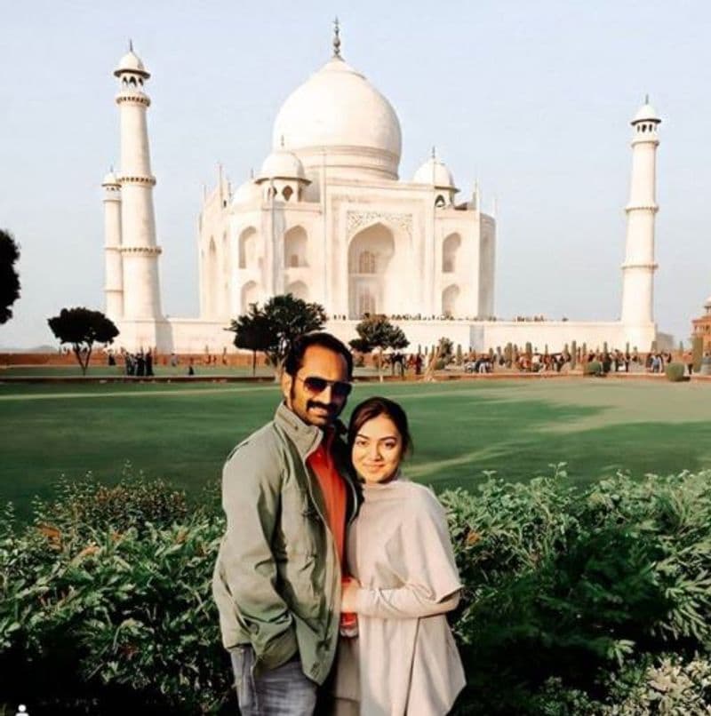 actress nazriya nazim and fahadh faasil romantic photos