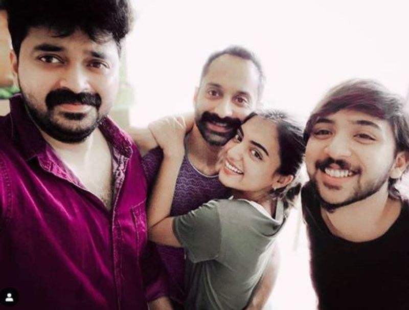 actress nazriya nazim and fahadh faasil romantic photos