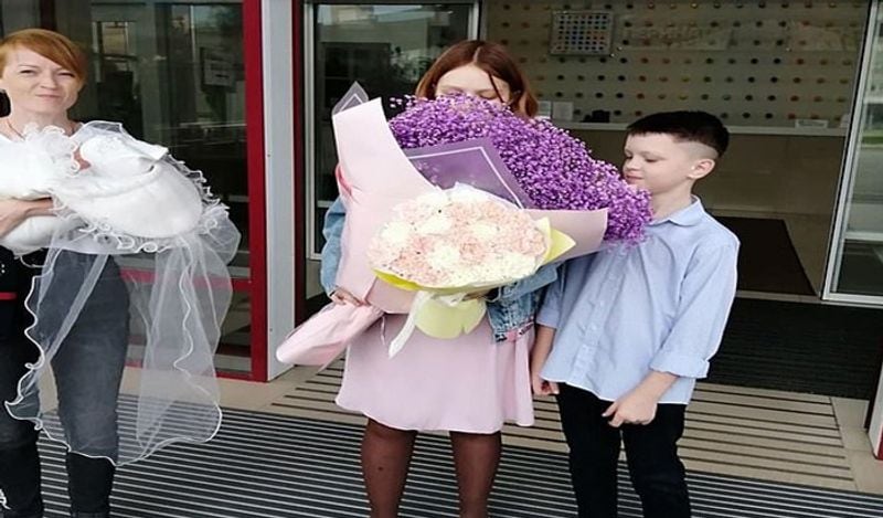 A 13 years old Russian girl claimed year old boy got her pregnant give birth a child bsm