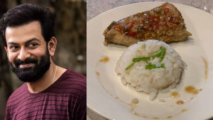 Prithviraj insta post about a dish Prithviraj insta post about a dish