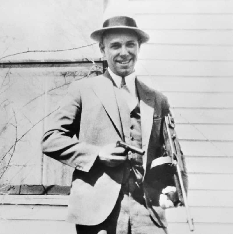 John Dillinger, the notorious criminal during America's Depression era