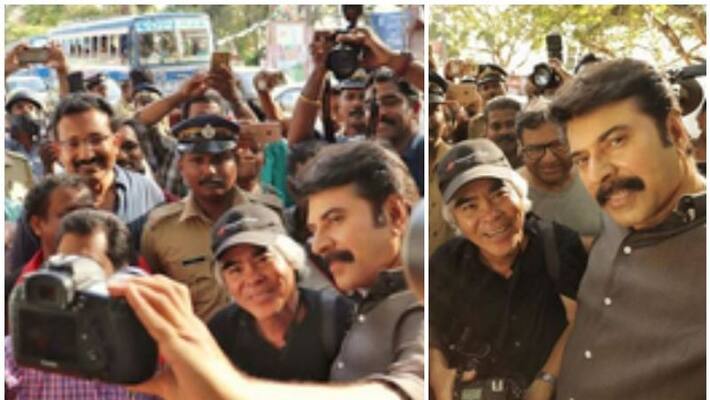 Artist Mammootty share his photo Artist Mammootty share his photo