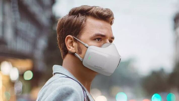 LG officially announces battery-powered air purifier face mask LG officially announces battery-powered air purifier face mask