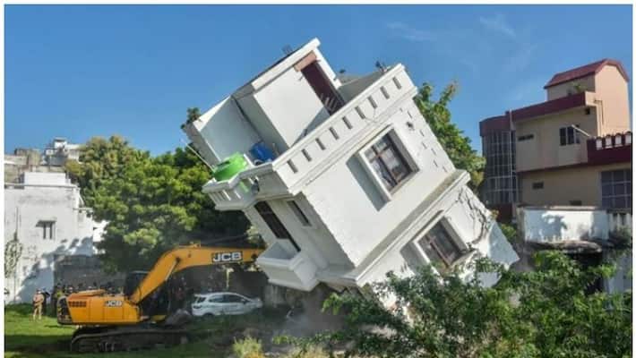 UP MLA Mukhtar Ansari's Illegal Properties Demolished UP MLA Mukhtar Ansari's Illegal Properties Demolished
