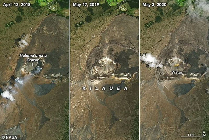 Deadly lake with waters of 185 degrees develops in the belly of Hawaiian volcano
