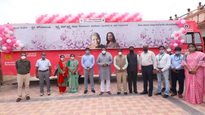 KSRTC Wins award for converting old buses to Toilet hls KSRTC Wins award for converting old buses to Toilet hls