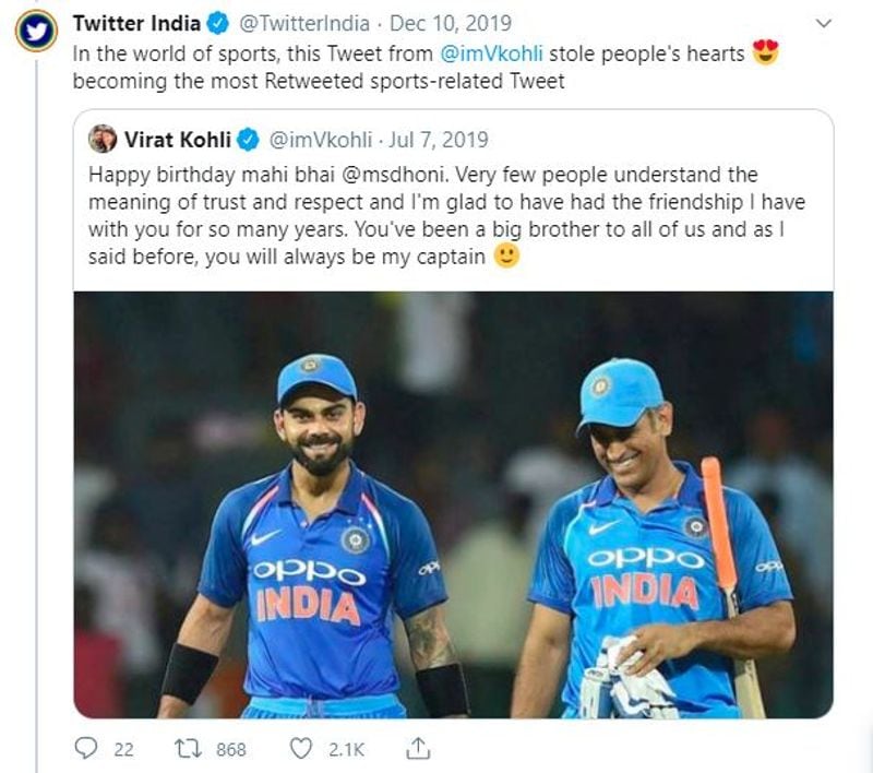 virat kohli tweet expecting child breaks pm modi record twitter apc