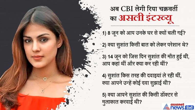 sushant singh rajput case cbi to ask these questions to rhea chakraborty KPP