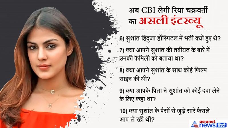 sushant singh rajput case cbi to ask these questions to rhea chakraborty KPP