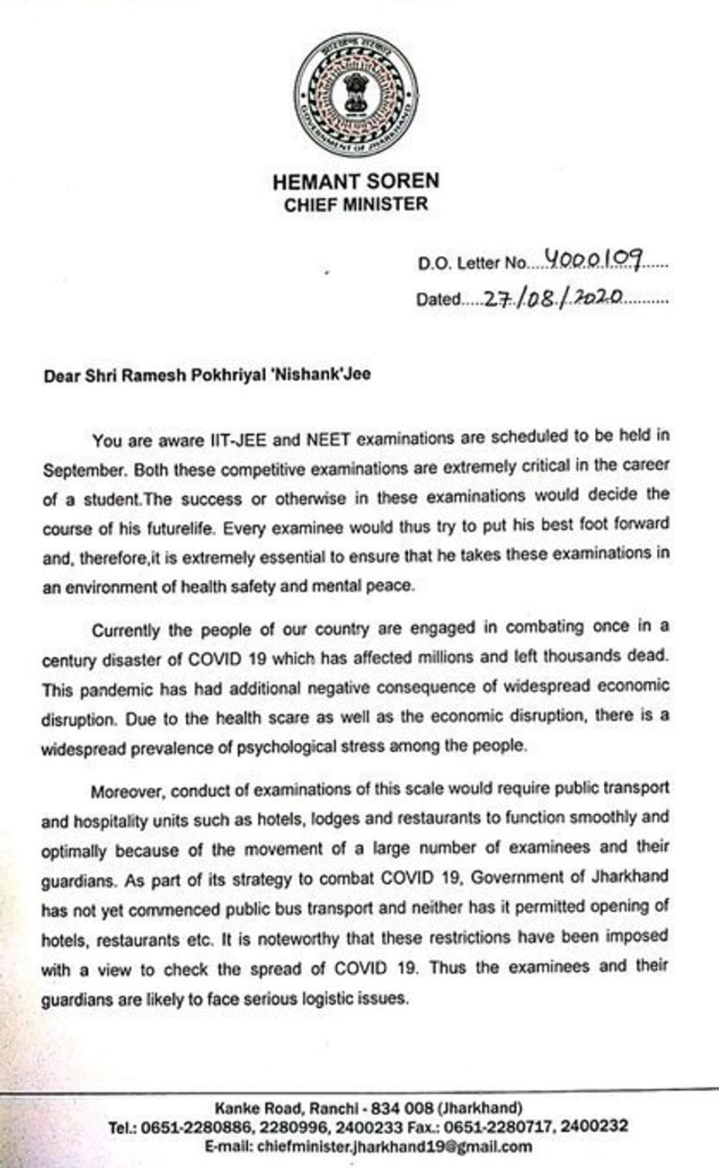 NEET JEE 2020 6 Opposition-ruled states move SC over entrance exam; protesting Cong leaders detained-dnm
