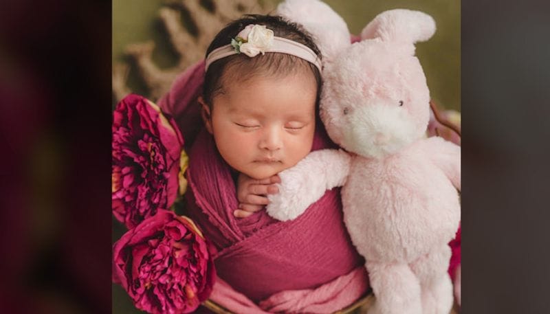 On husband Prasanna's birthday, actress Sneha introduces daughter Aadhyantaa-snj