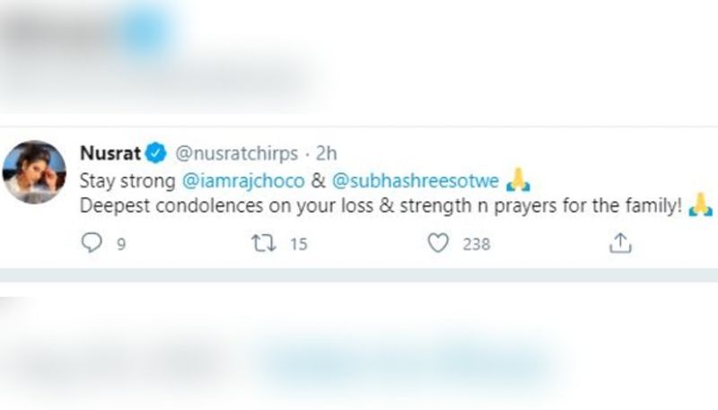 Tollywood actors send condolences to Raj Chakrabprty after losing his father ADB