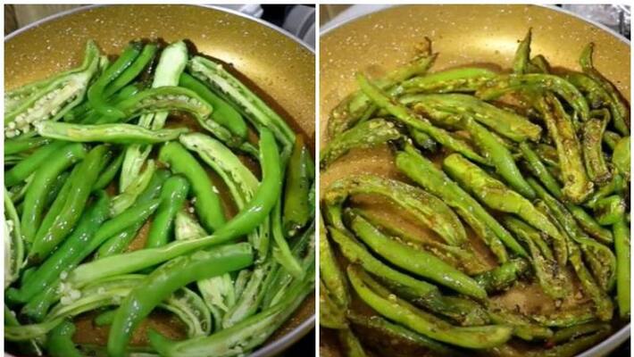 how to make easy green chilly fry pickle how to make easy green chilly fry pickle