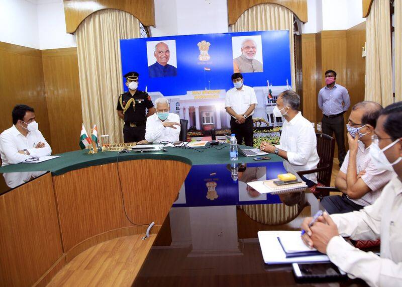 Dycm ashwath narayan Meets governor-vajubhai-vala Over new education policy