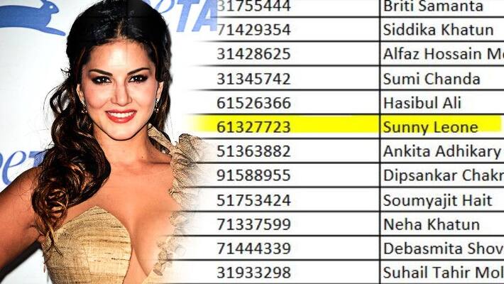 Sunny Leone's name surfaces in Budge Budge college merit list too ALB Sunny Leone's name surfaces in Budge Budge college merit list too ALB