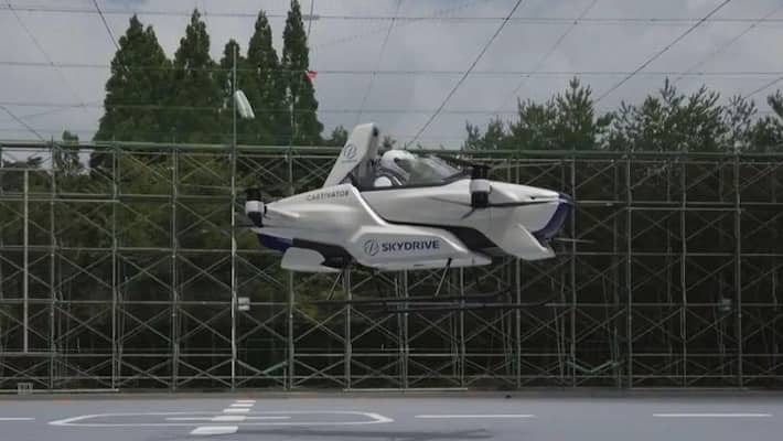 Japan grants safety certificate to flying car Japan grants safety certificate to flying car