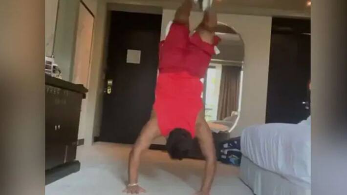IPL 2020: Rishabh Pant Works Out in hotel room IPL 2020: Rishabh Pant Works Out in hotel room