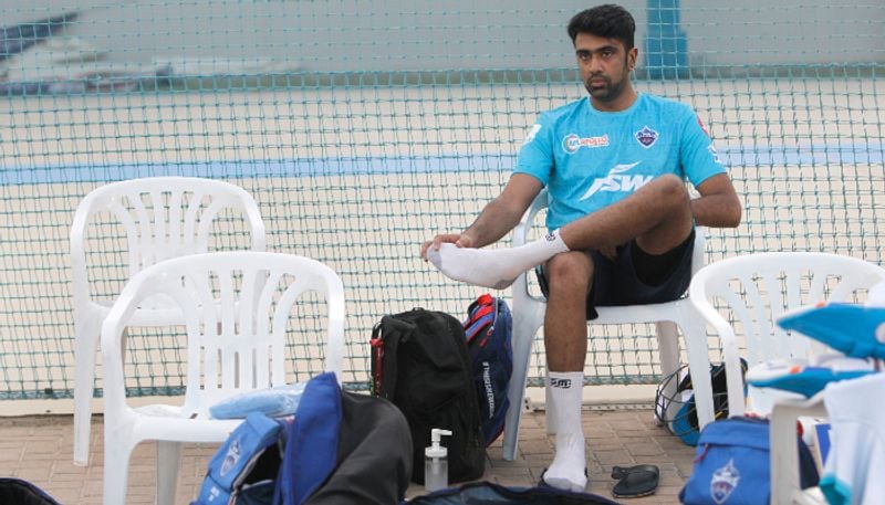 R Ashwin after training. Photo: Delhi Capitals