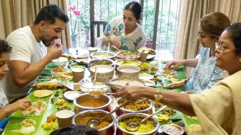 The Arora sisters reunited with the family after five long months due to the coronavirus lockdown to celebrate Onam.
