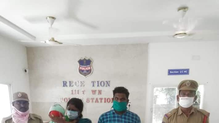 karimngar police rescued woman from suicide karimngar police rescued woman from suicide