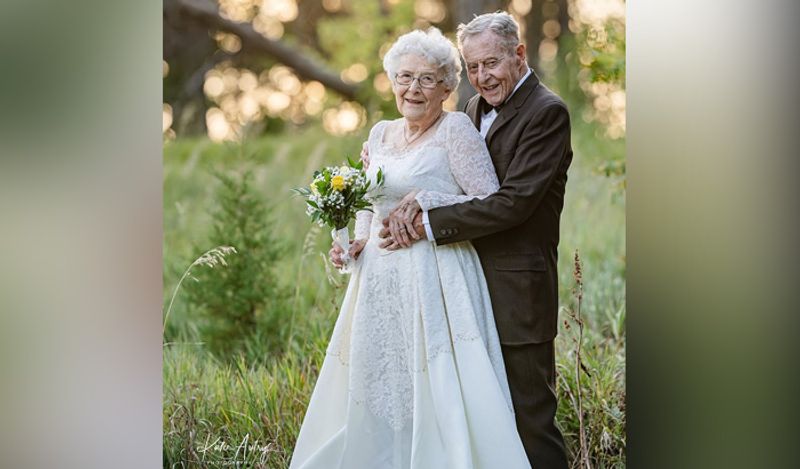 old couple set example of true love in era of one night stands with romantic photoshoot with groom of 88 bride of 81 kph